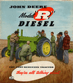 John Deere R Diesel Brochure - Front Cover Of John Deere Model 