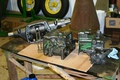 1955 John Deere 40V - Everything Cleaned and Ready to go back together.