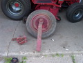 Case Wheel -  This case wheel came on Farmall fast hitch plow I bought. What would it originally been used for. Silvertown 4;00 x 12 tire 