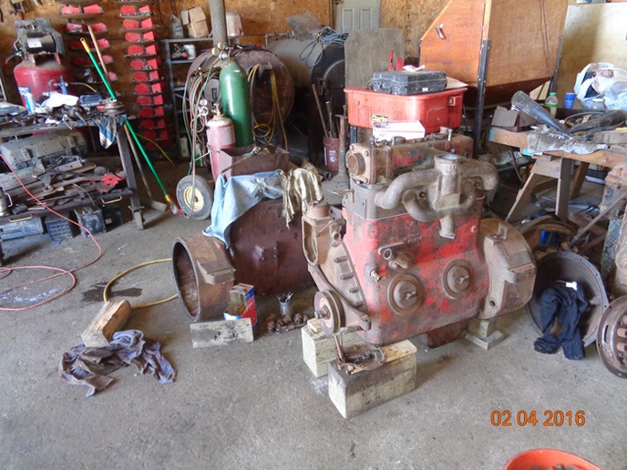 1935 Farmall F30 - Engine is almost finished and will soon be set back in the tractor