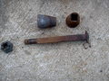 Moline Plow - Coulter Blades And Bolts - These are the long Coulter bolts/axles and tapers used for MM plow, no bearings and bolt is square body to match the tapers that fit on it. 