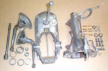 1945 Ford 2N Tractor - Exploded View Of Steering Box