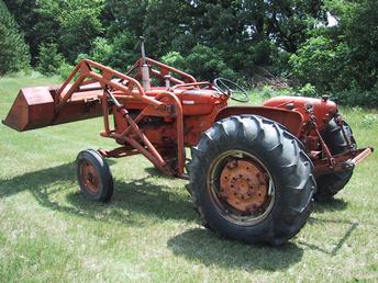 1958 Allis Chalmers D-14 - Whole Tractor - This is my Allis tractor with a factory loader. Will be for sale in the Photo Ads soon.