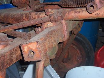 1948 Allis Chalmers Model G - Tool Bar Front End - The tool bar on this 1948 Model G is a 2  steel tube.  I have implements that fit this tube.  This tractor is the only G I have ever seen with the tube.  There is usually a 1 1/4' square steel shaft.   Can anyone inlighten me to why 2' tube?
