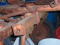 1948 Allis Chalmers Model G - Tool Bar Front End - The tool bar on this 1948 Model G is a 2+ steel tube.  I have implements that fit this tube.  This tractor is the only G I have ever seen with the tube.  There is usually a 1 1/4