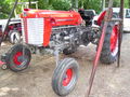 1959 Massey 65 Restored - 1959 Gas Massey 65 Tractor Ser# 662001 - 1 9 5 9 Massey Ferguson -65 tractor hi / lo transmission,  50 hp, new all the way around  TOTALY RESTORED All new parts; outside paint, rebuilt engine, inside pistons, rings, values, guides, reworked the crank, oil pump, water pump, ring grear, clutch, pressure plate,  pinion gear, pilot bearing, gaskets ring gear, starter, generator, 12-volt battery, regulator, light switch, carburetor, wiring, new gauges, great tires.  
