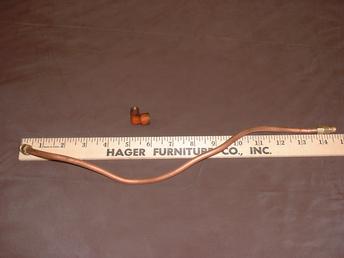 1938 Allis Chalmers B - Fuel Line Length - Pic shows the length of the fuel line on my B.