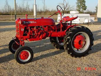 1950 Farmall Cub - I bought this tractor because I have enjoyed looking at the pictures of cubs, and all the other farmalls. I found this one and had to have it.