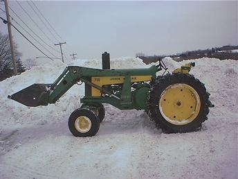 1960 John Deere 730 With 148 Loader - This is how we handle all of the New York snow in Skaneateles.