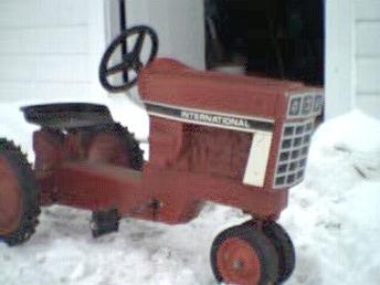 Antique international pedal store tractor