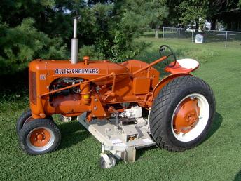 Allis Chalmers C - This is an Allis Chalmers C that I have custom lowered and outfitted with a live PTO and a Woods belly mower. If you are interested in learning more about it, or you are interested in buying the necessary parts to convert your own, drop me a line at rodconwell@hotmail.com