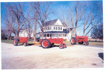 1939 Farmall F20, 1953 Super C, 1954 SMTA - Three of our 11 IHC tractors, ranging from an F14 to a 1086.