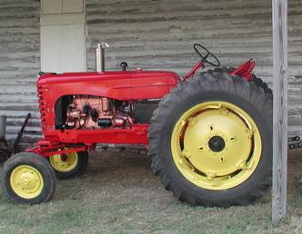 1956-58 Massey Harris 444 Gas - Just got this tractor home. Needs some more details to finish it. Pulls strong and runs out smooth. Almost don't want to get it dirty again.
