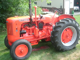 1950 Case S - This is the standard S model. The row crop version was the SC. This tractor is in great shape and is alot of fun.