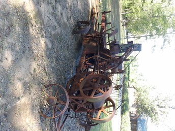 McCormick Deering Haypress On Full Steel - rare double fly wheel McCormick Deering Haypress,still works !!. and currently for sale on YT