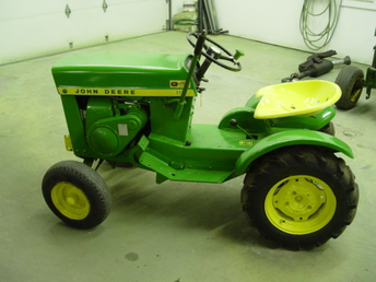 1963 John Deere 110 - My very rare 1963 John Deere 110. They only built 1000 of these in 1963.