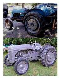1940 Ford 9N - Just finished cleaning up this old lady.   Turned a mosquito fogging smoke belcher  with a very bad paint job and mismatched,  leaky, flat spotted and dry rotted tires  into a vibrant, useful tractor again.  Learned a lot on this rebuild, and had a  lot of fun doing it!