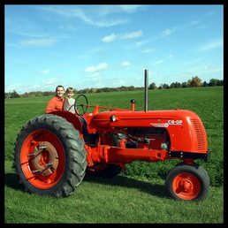 1950 Co-Op E4 (Cockshutt 40) - My son and I enjoy our tractors. We have a Co-Op E2, E3 and this E4.
