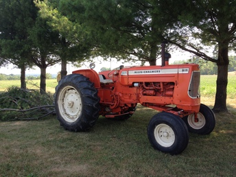 1962 Allis Chalmers D19 Diesel - I bought this tractor after graduating college in 1998, of all the Allis's we have, the 19 has always been a favorite.  It is an older restoration but is in great shape and spends most of its time at shows, parades and tractor drives.