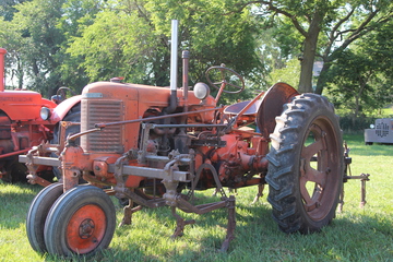1947 Case SC - This is the first tractor I bought, back when I was 16 from my grandpa. It still has the cultivator attached that he used on it.