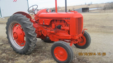 1950 DC4 Case - Found this tractor on Craigslist.  A young man restored it.
