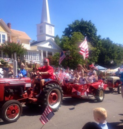 Hebard Shop Mule  - At 2014 July 4 parade Jonesborough, TN