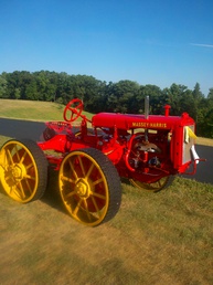 1932 GP Massey Harris - My Dad was so proud of this one. A complete restoration, even had an electric starter installed.