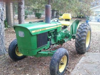 1966 John Deere 1020 - 1966 John Deere 1020 - 3 cylinder, gas, runs great!! Auxiliary hydraulics, PTO, no three point hook up.  New seat and battery. New front tires and excellent rear tires.