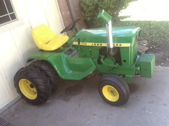 1963 John Deere 112 - tore down and sandblasted primered and painted,left deck off
