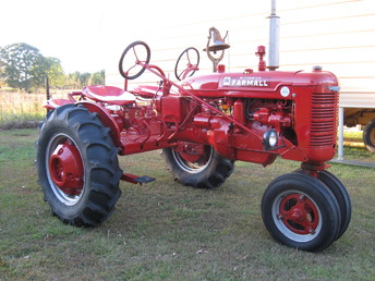 1941 Farmall B--Four Seater - Traded for this tractor a few weeks ago, though it would be nice to use in local Parade