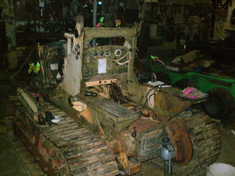1960 Case 310 D Crawler Loader - 48 years of ugly coming off