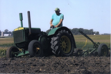 1936 John Deere Model D - A fun day of plowing September 2014. Wishing everyone a Merry Christmas and Happy New Year!
