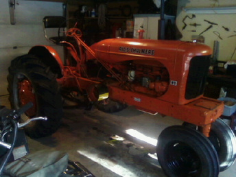 1949 Allis Chalmers WD - Looks a whole lot better than when I first saw her!!!