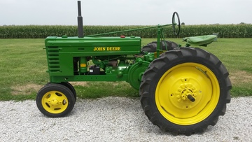 1947 John Deere H - For Sale 6200.00 Totally restored, kept indoors and runs great call 765-271-5598