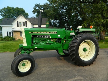 1965 Oliver  1655 Diesel - Great looking , and runs the same