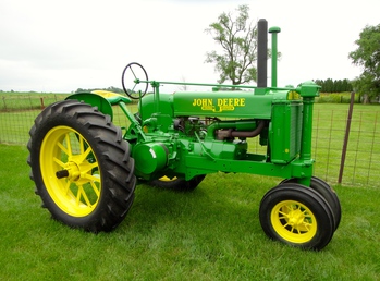 1939, John Deere G - The tractor was purchased at the Ageless Iron Expo in Ankeny, IA.  The previous owner was a John Deere mechanic.