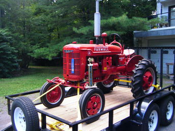 1941 Farmall A - This is my little A i restored in 2008. It won 1st  place in class at the Middletown Grange fair 2015.  I'm very proud of it.