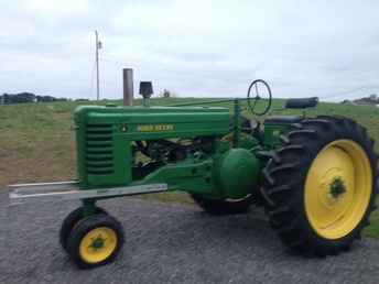 1950,John Deere A - 51 carb 14/9/38 far stone field and road on press steal weigh brackets  front and rear weight bracket adjustable hitch set up to pull,on the farm,or  parades.5,400 cell #1-276-393-9817