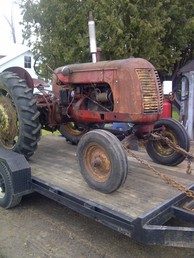 1949 Cockshutt 30 - This is my first tractor. Brought it home Nov/2014