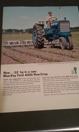 Ford Thousand Series Mag Ad - From Ultradog -Ford Blue Key Thousand Series Tractors magazine ad...