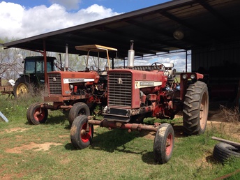 1967 And 1968 IH Farmall 656 Hydro - The other side of these two.
