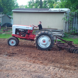 57 Ford 960  - Our 13 year old loves this  tractor.