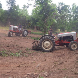 Ford 640 And 960  - Had both of em working this week.  Love these old tractors. Hate it  took us so long to buy em!!!