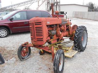 1954 Farmall 100 - Not sure, but this may an industrial with a serial # of  566.  Let the restoration begin.