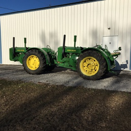 1949/48 John Deere Double D -  This is their 50 year anniversary. I hooked them up 50 years ago