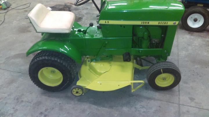 1966 John Deere 60 - This one and two John  Deere 70's set in a  storage box for over  25 years.eVerything  is original. Except  paint.