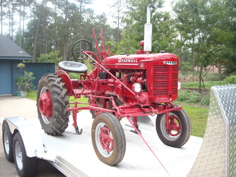 1943 Farmall A - First vintage tractor for first Grandchild