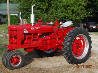 1954,Super M-Ta - bought this tractor from my brother-in-law in april 2017...it sat outside for 12 years when he quit using it to pick corn..I put about 300 hrs in restoring it