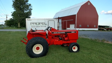 Allis Chalmers 160 - This is the tractor used in the Propel  Automation of Ohio commercial. Commercial  can be seen by going to propelohio.com