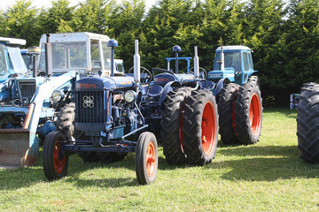 Twin Fordson E27N - 27-01-2013 'Edendale Crank-Up Weekend' this twin Fordson was made up by a farmer in the Lilburn Valley during the 1950s and used it on hill country development work